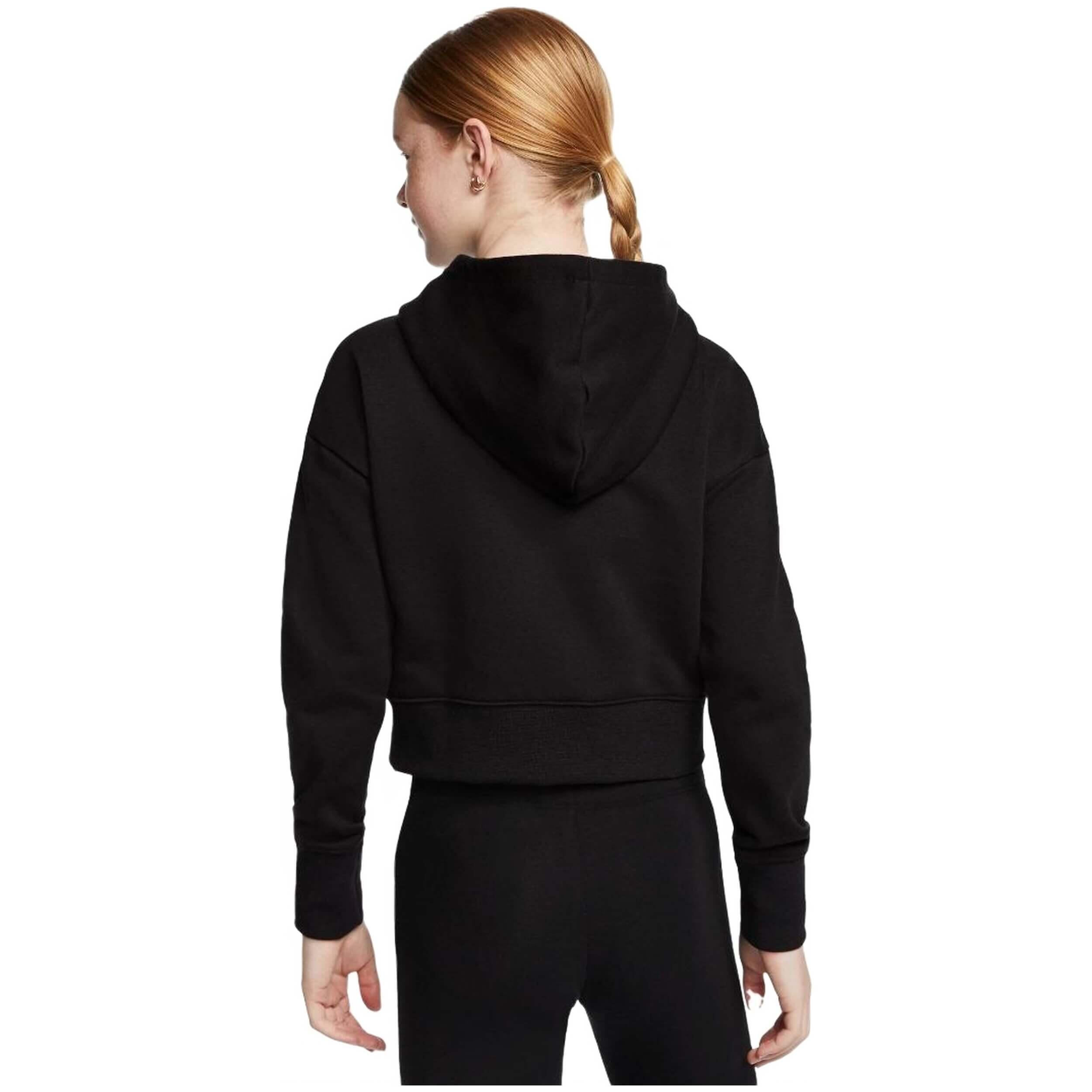 Sweat à capuche Nike modèle CZ6234-010 pour filles 4/5