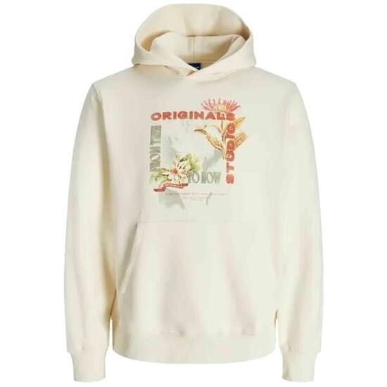 Sweat à capuche Jack&jones modèle JORLUCCA GRAPHIC SWEAT HOOD pour homme