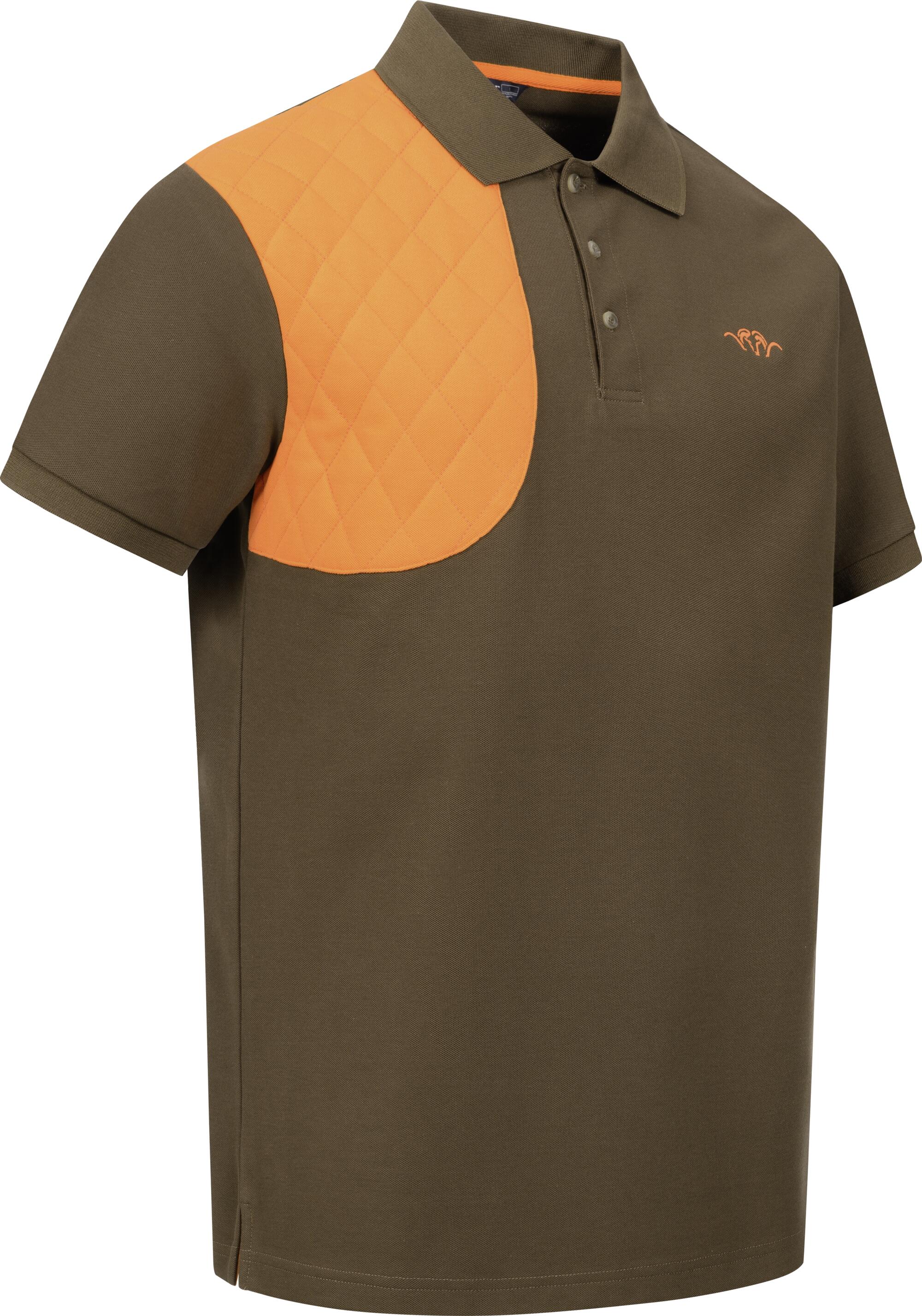 Polo Shooting Patch heren - Donkerbruin 2/7