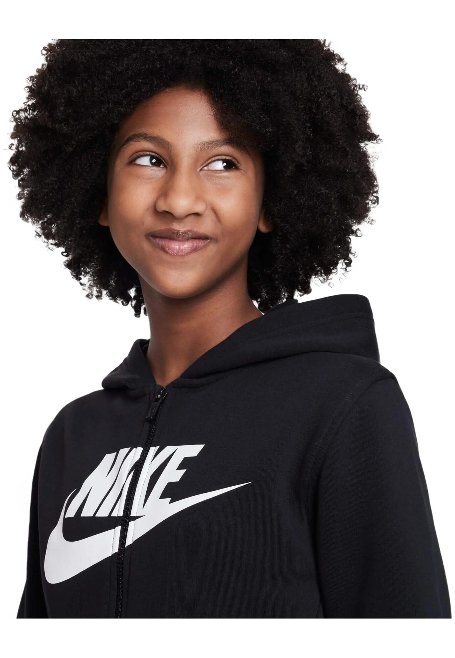 Sudadera con capucha Nike modelo FD2990-010 para niñas 2/5