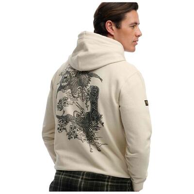 Hoodie superdry model tokyo narrative loose hood voor mannen