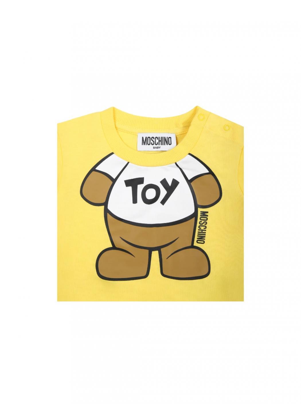 Camiseta niño moschino giallo 4/4