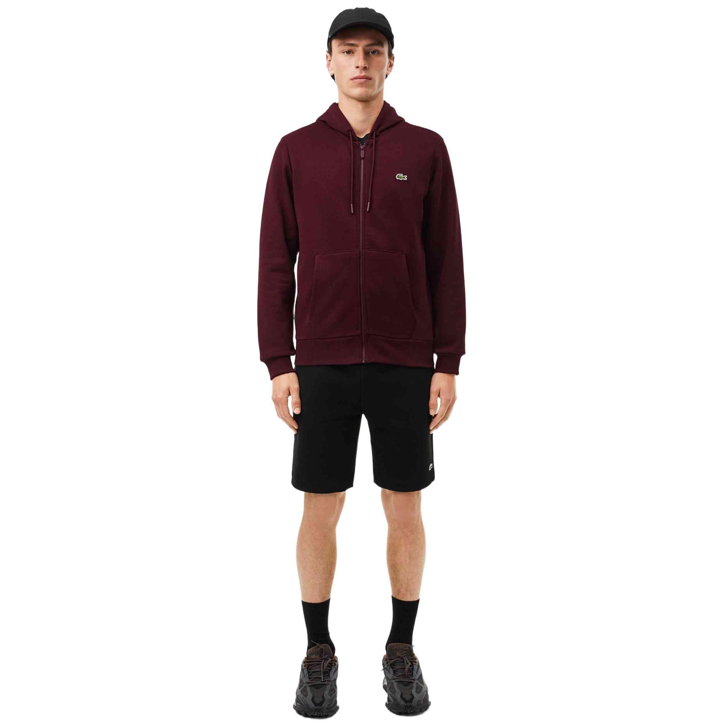 Felpa con cappuccio Lacoste modello SH962600BZD per uomini 4/5