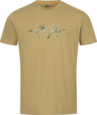 T-shirt argali badge t 26 heren - olijfgroen