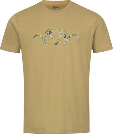 T-shirt Argali Badge T 26 heren - wit