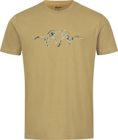 T-shirt Argali Badge T 26 heren - geel