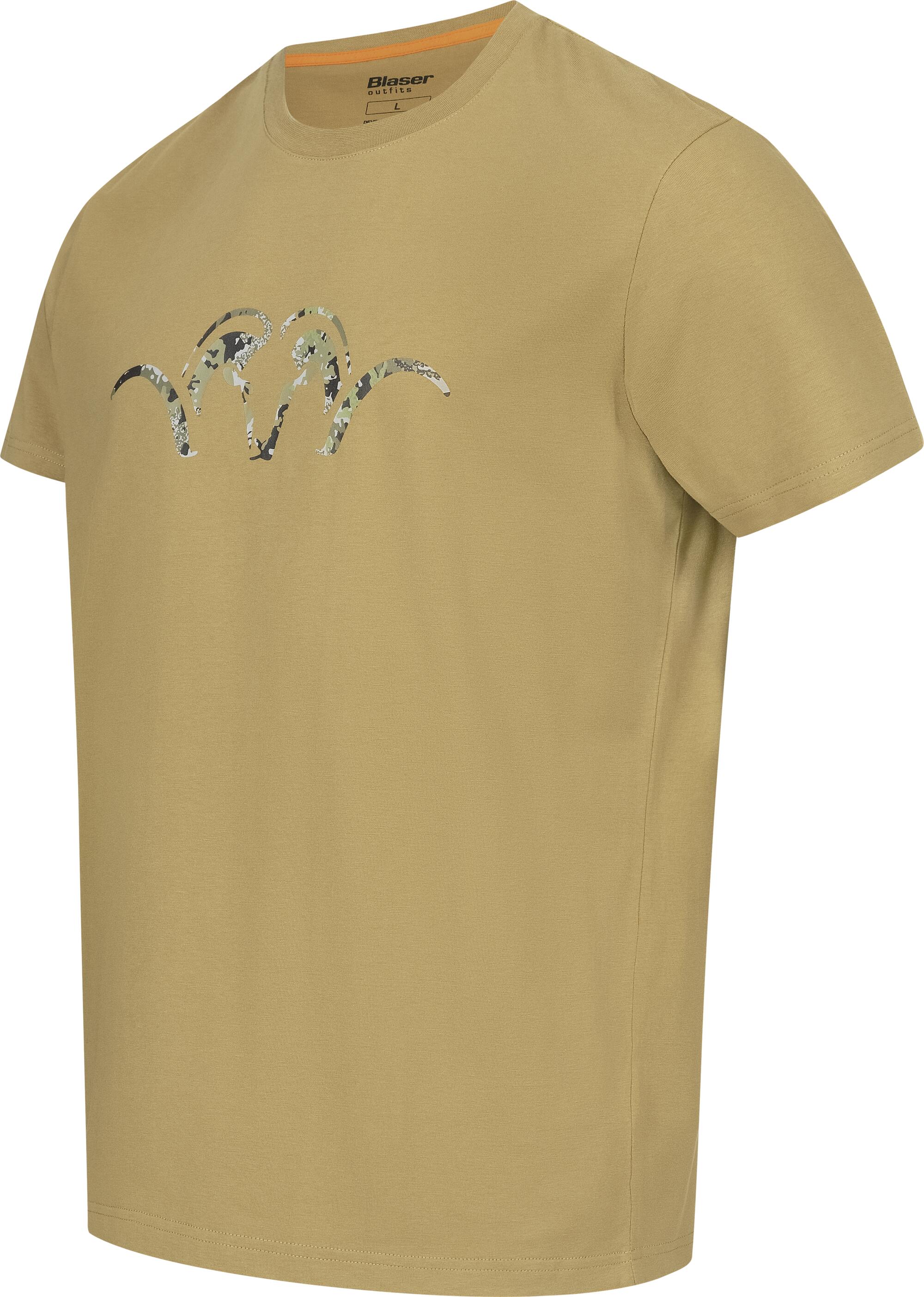 T-shirt Argali Badge T 26 heren - geel 2/7