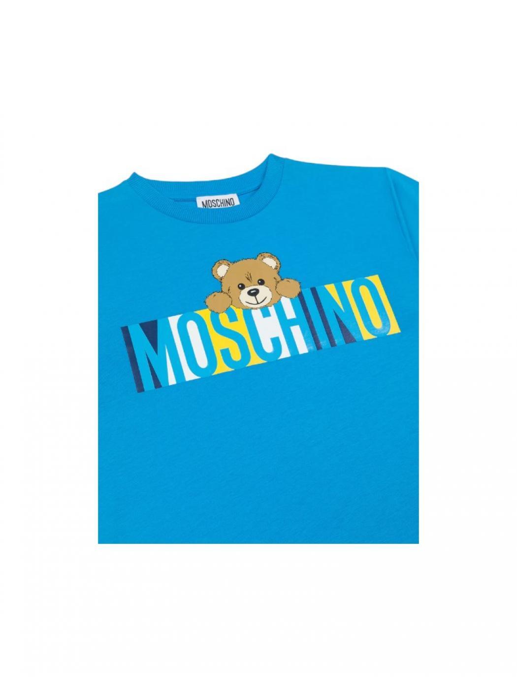 T-shirt garçon moschino turchese 4/4