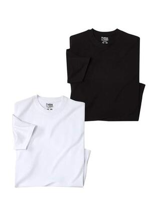 Lot de 2 Tee-Shirts MC Col Rond Unis