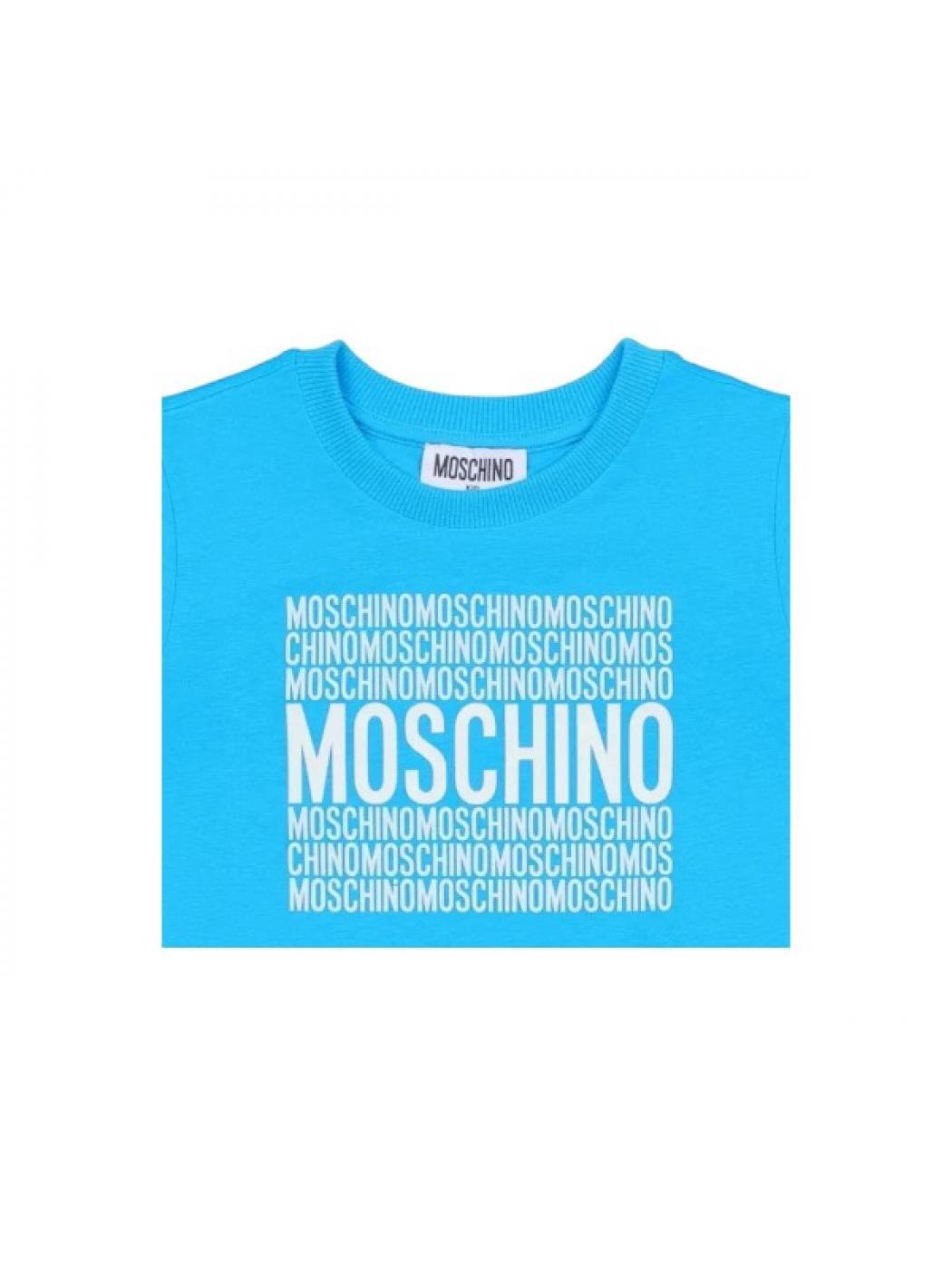 T-shirt chłopięce moschino turchese 4/4