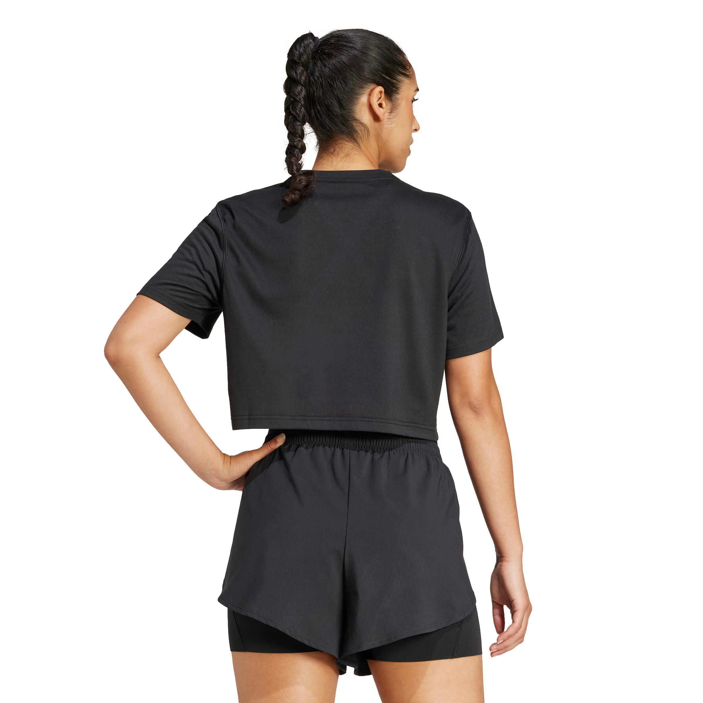 Koszulka damska adidas Workout Essentials Boxy 3/6