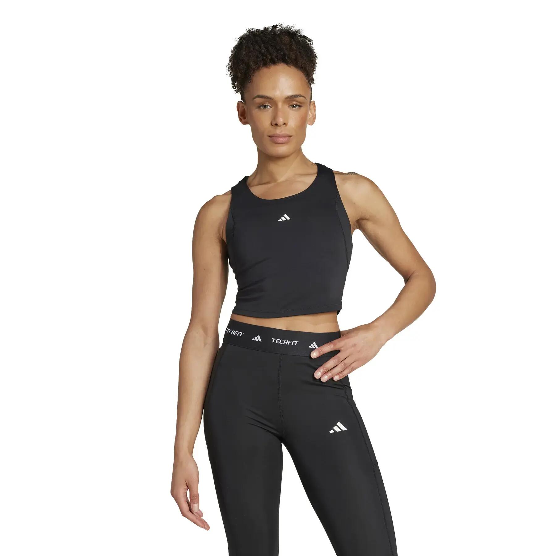 Top da donna adidas Techfit 2/7