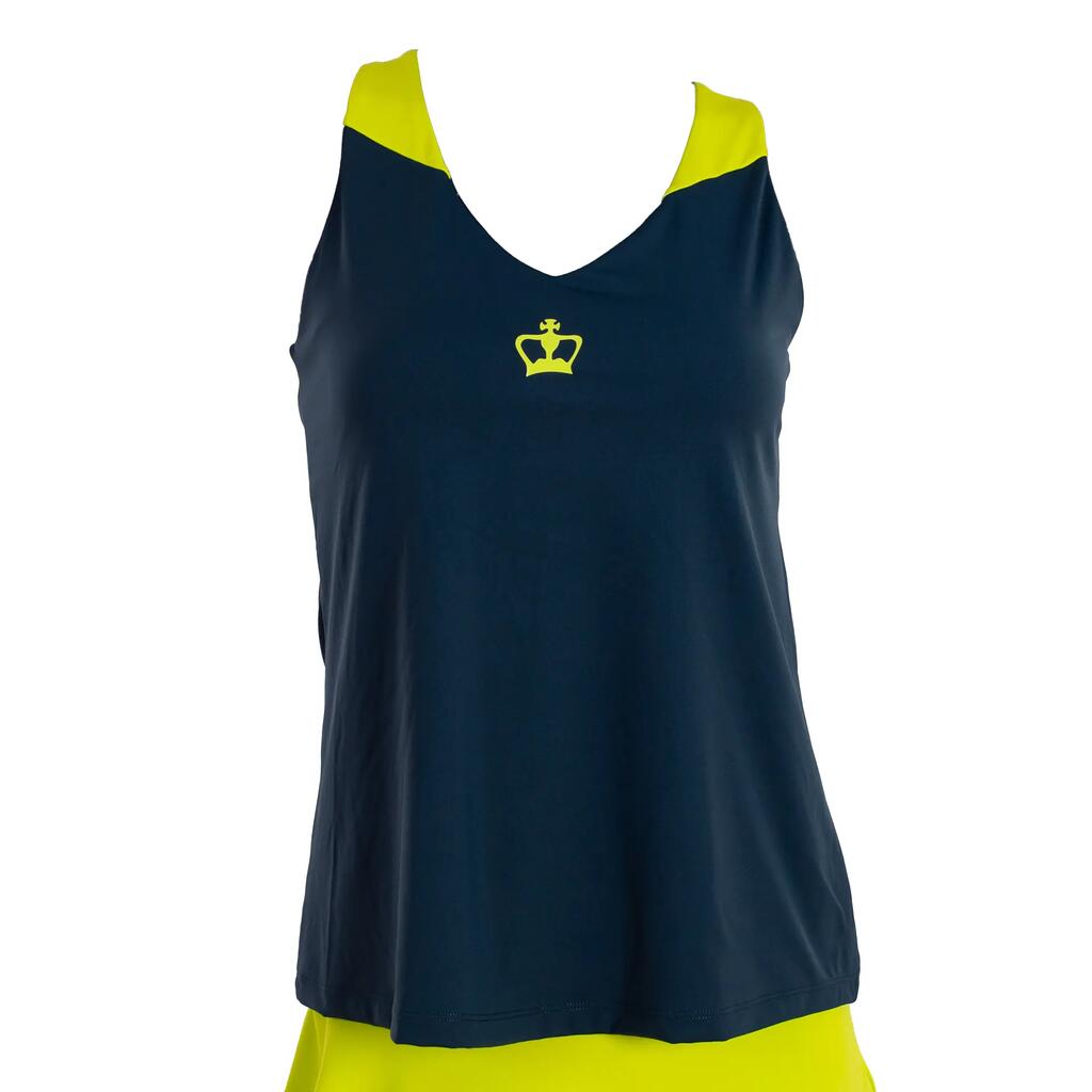 Black Crown Rodas T-shirt Azul/Amarillo