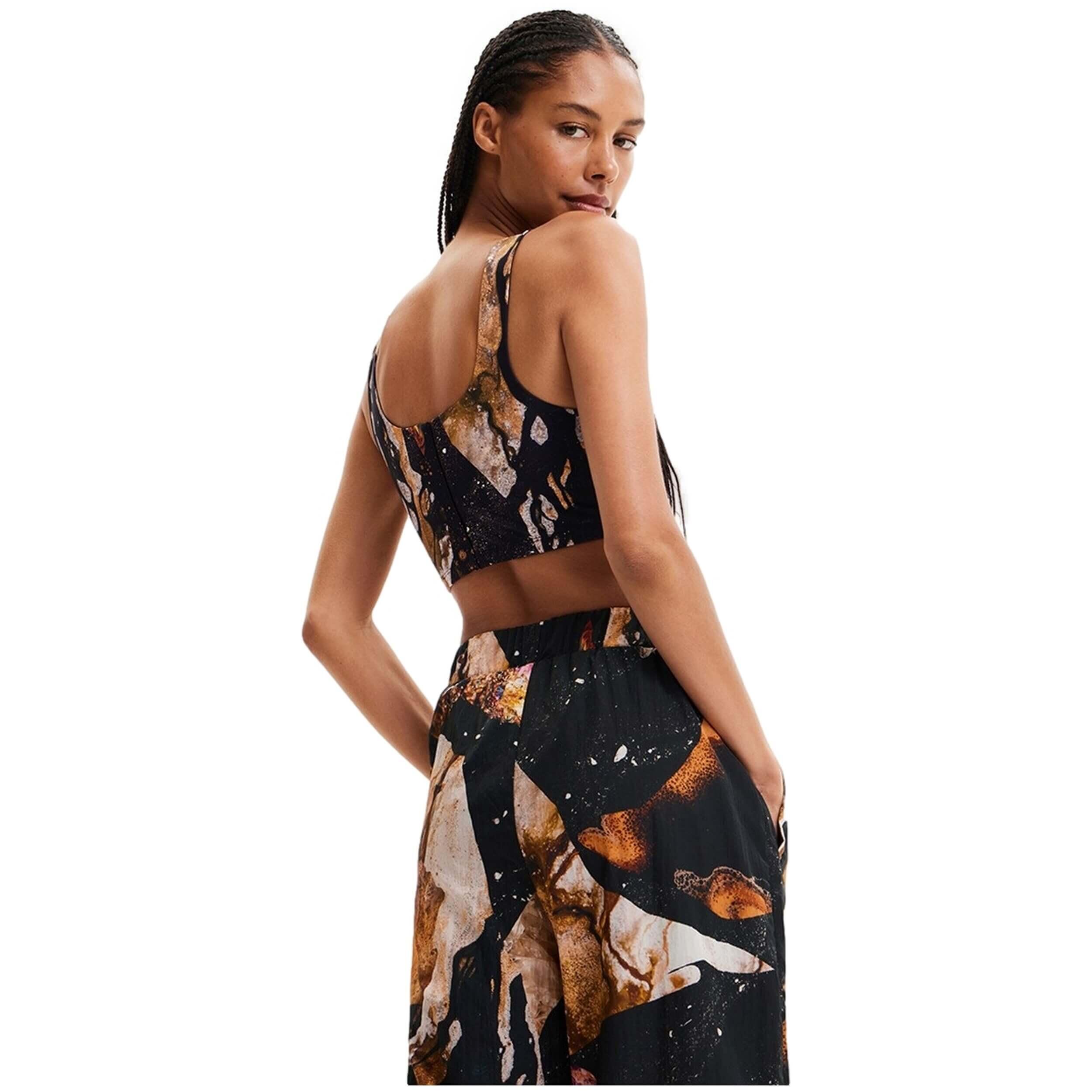 Top Desigual modello 22WWTK06-BL per donne 2/5