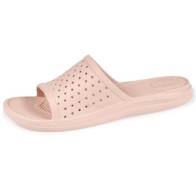 Opengewerkte muiltjes met slippers nude