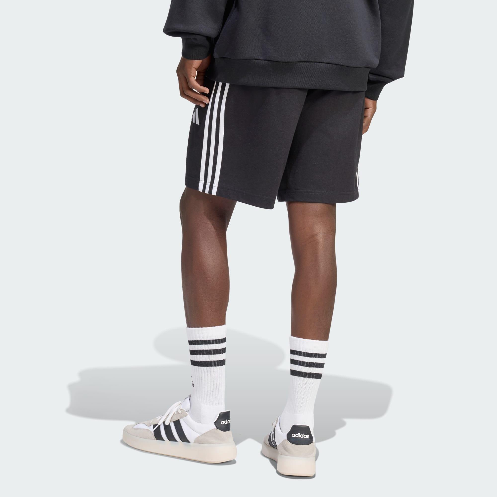 Calções Essentials 3-Stripes Single Jersey 3/5