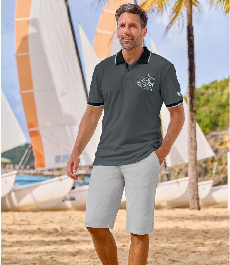 Bermuda Chino Gris Clair  4/4