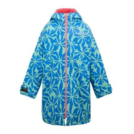 Peignoir À Langer Imperméable Motif/style Floral Enfant (Bleu / Rose Limonade)