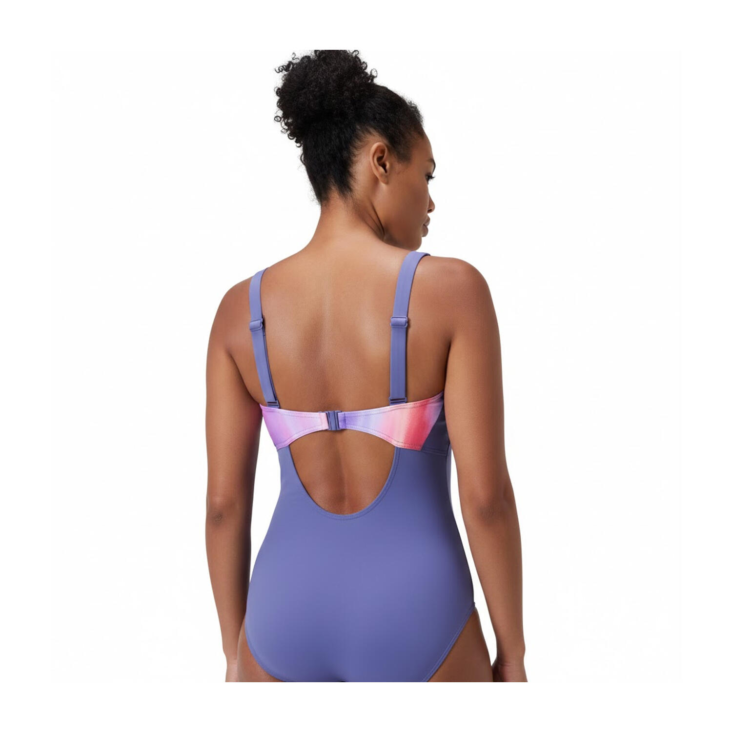 Costume Da Bagno Intero Stampato Donna Speedo OpusGem Blu 2/4