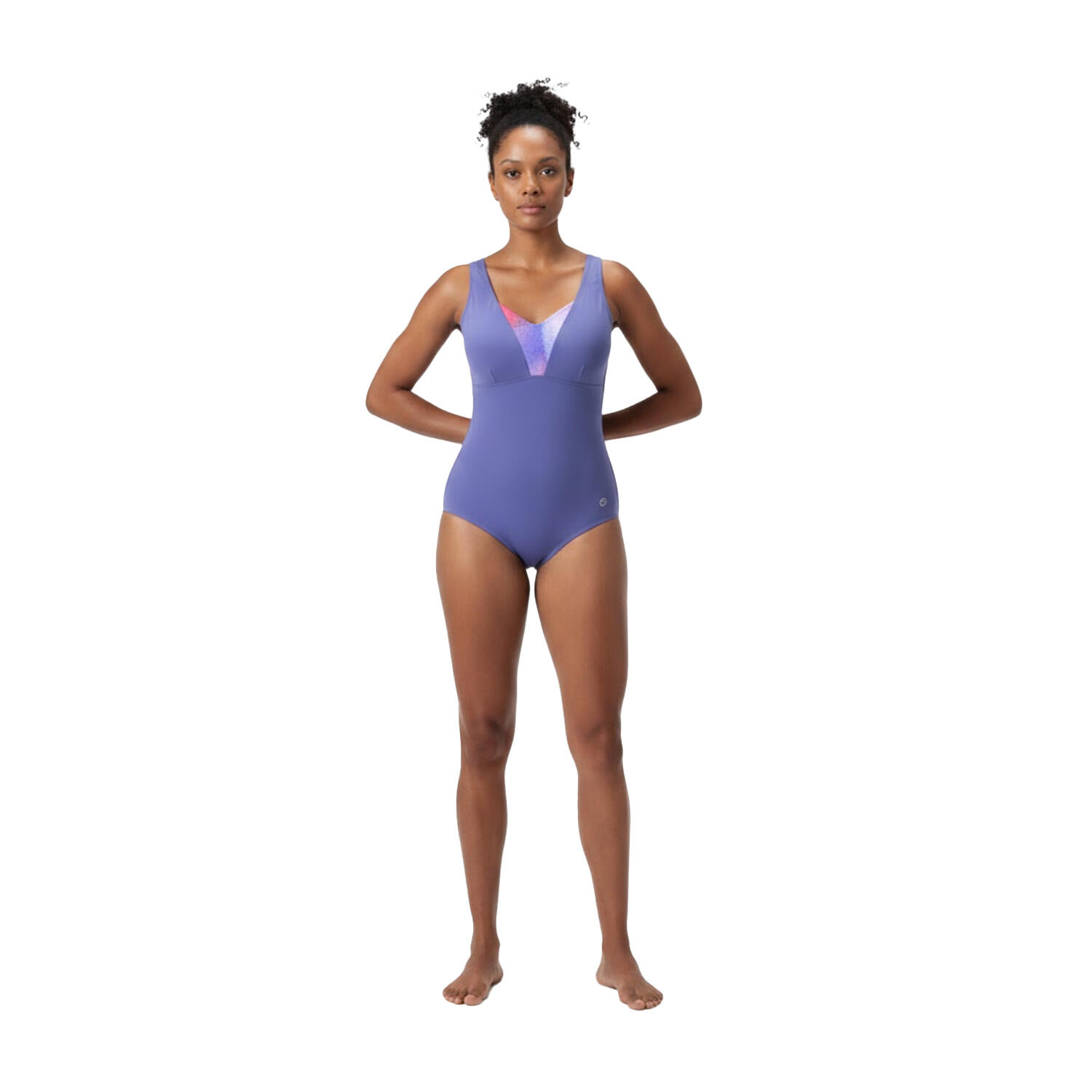 Costume Da Bagno Intero Stampato Donna Speedo OpusGem Blu 4/4