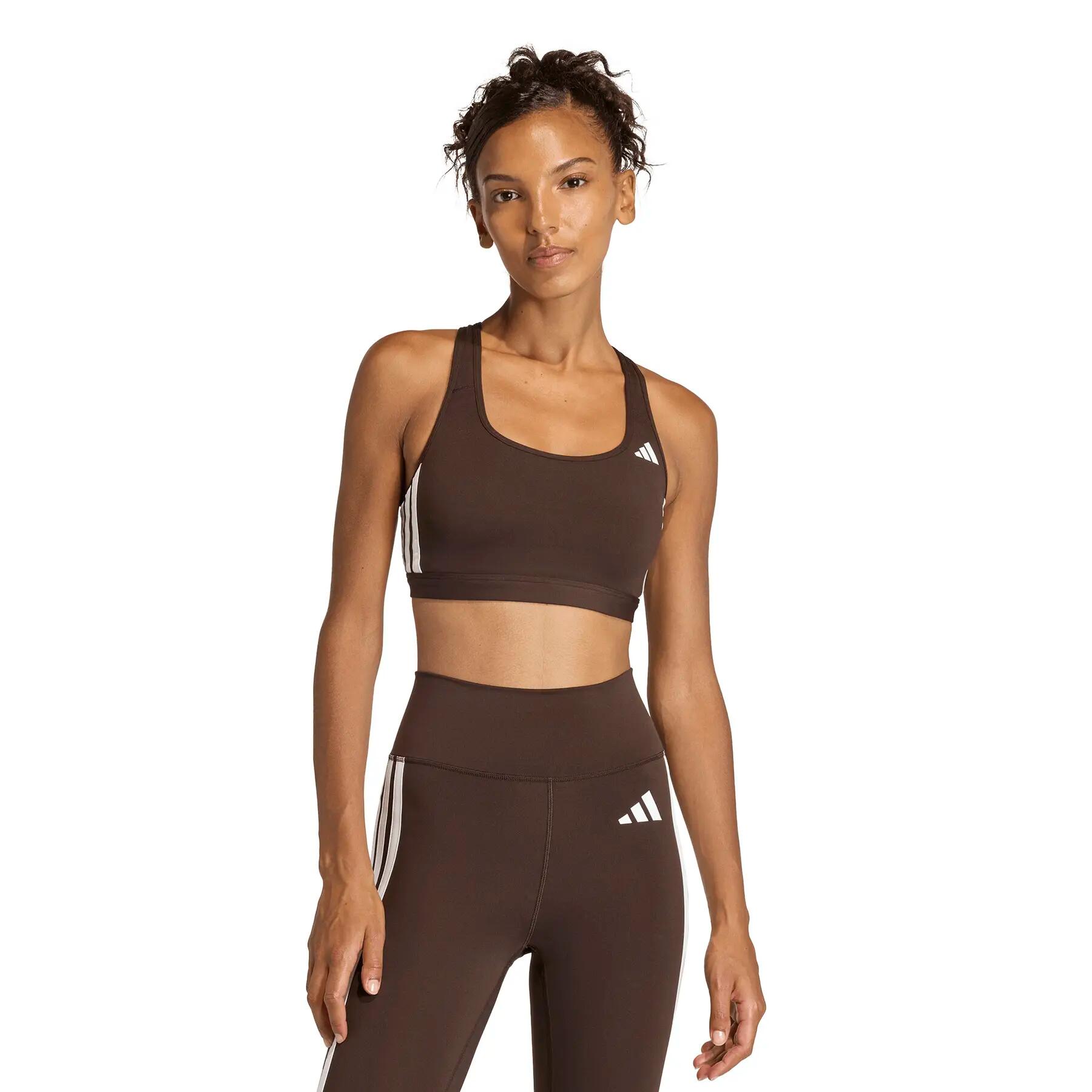 Sujetador de mujer adidas Optime Essentials 3-Stripes 3/7