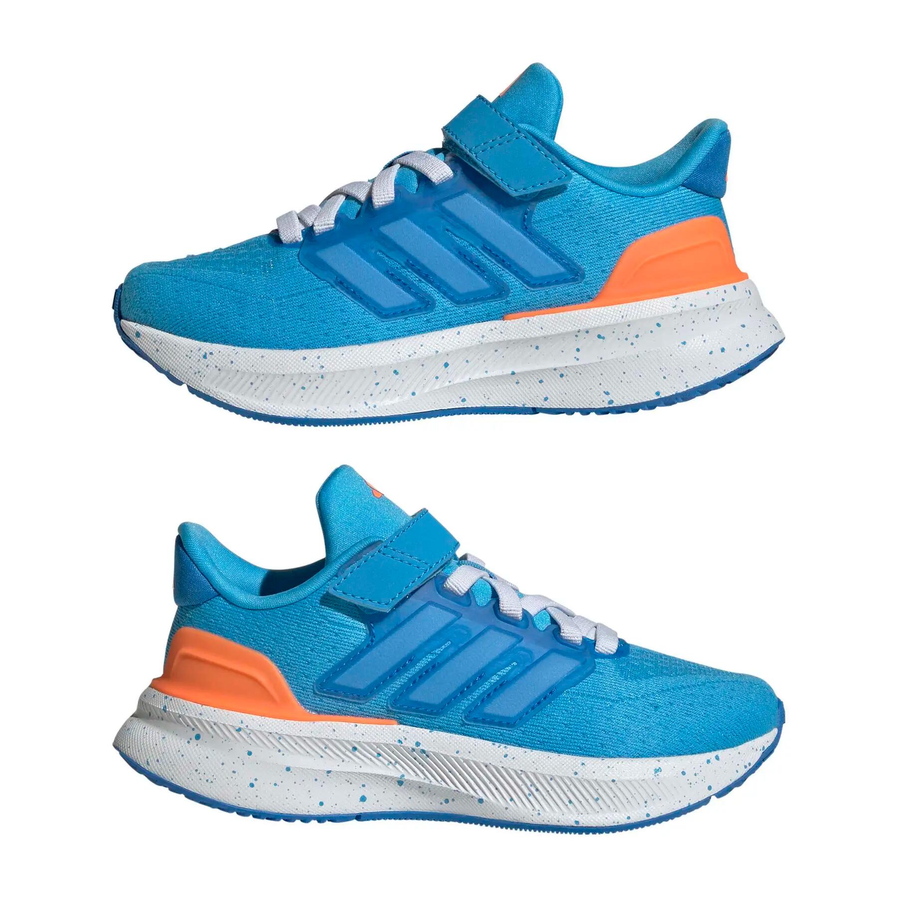 adidas Ultrarun 5 Lucid Aquamarine White Lucid Ray Blue (GS) — photo 5