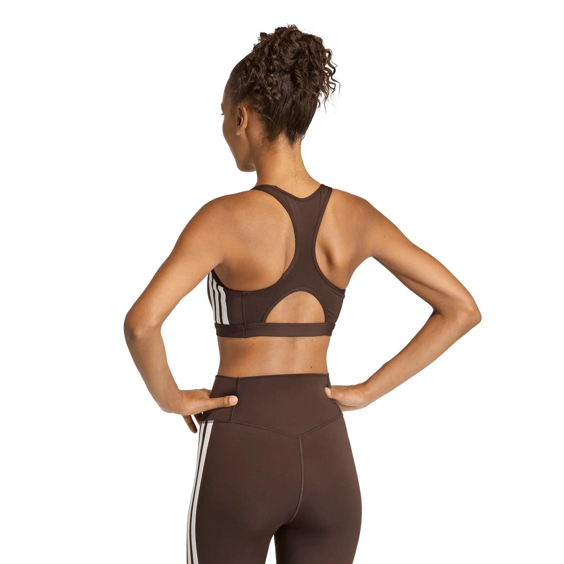 Sujetador de mujer adidas Optime Essentials 3-Stripes 4/7