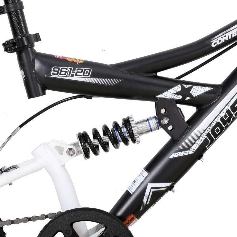 Garçon&fille vélo VTT 20" double suspension+cadre acier,6-10a 4/5