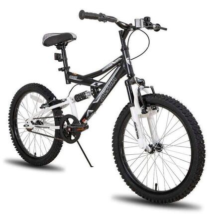 Garçon&fille vélo VTT 20" double suspension+cadre acier,6-10a