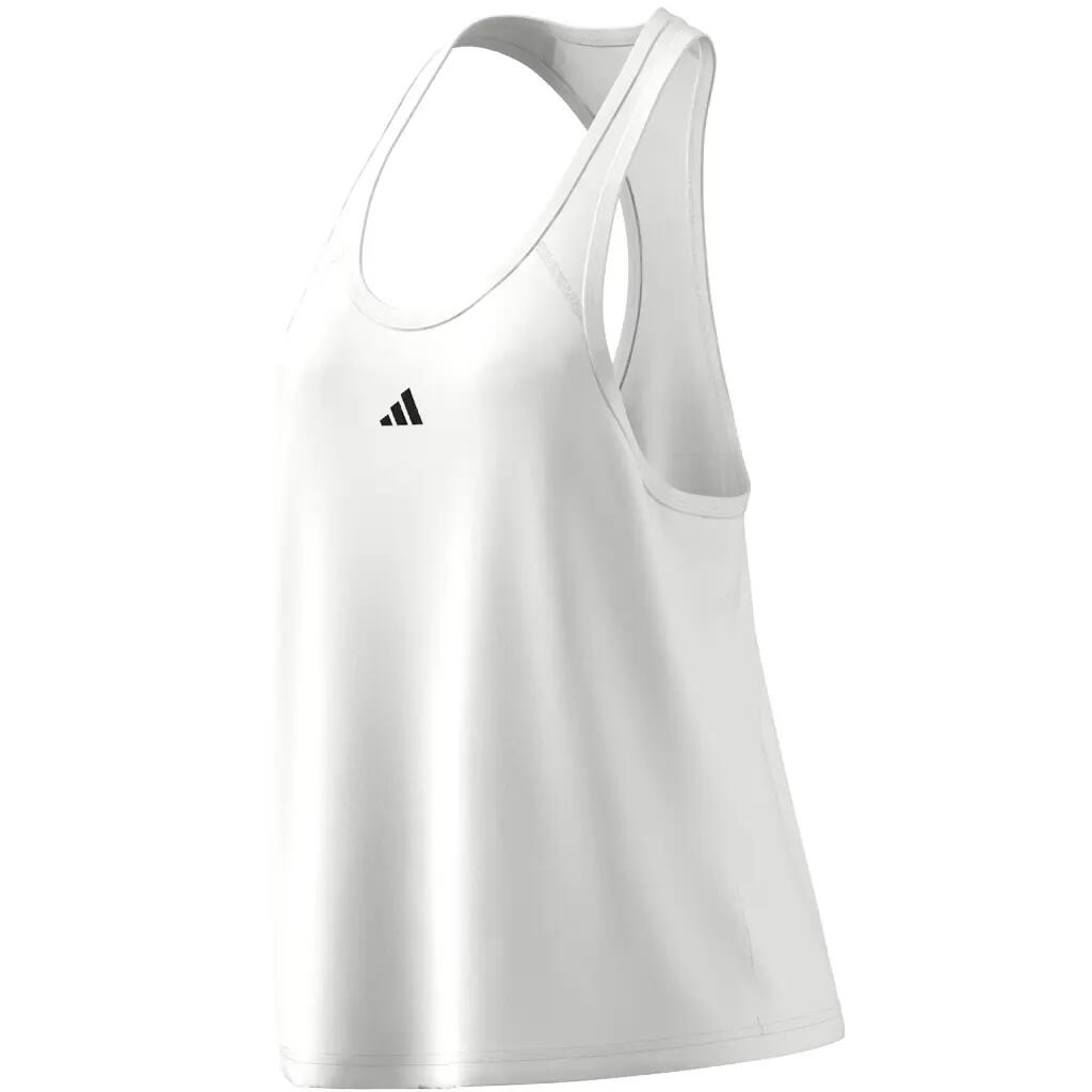 Damen-Top adidas Essentials Minimal Branding Racerback 6/7