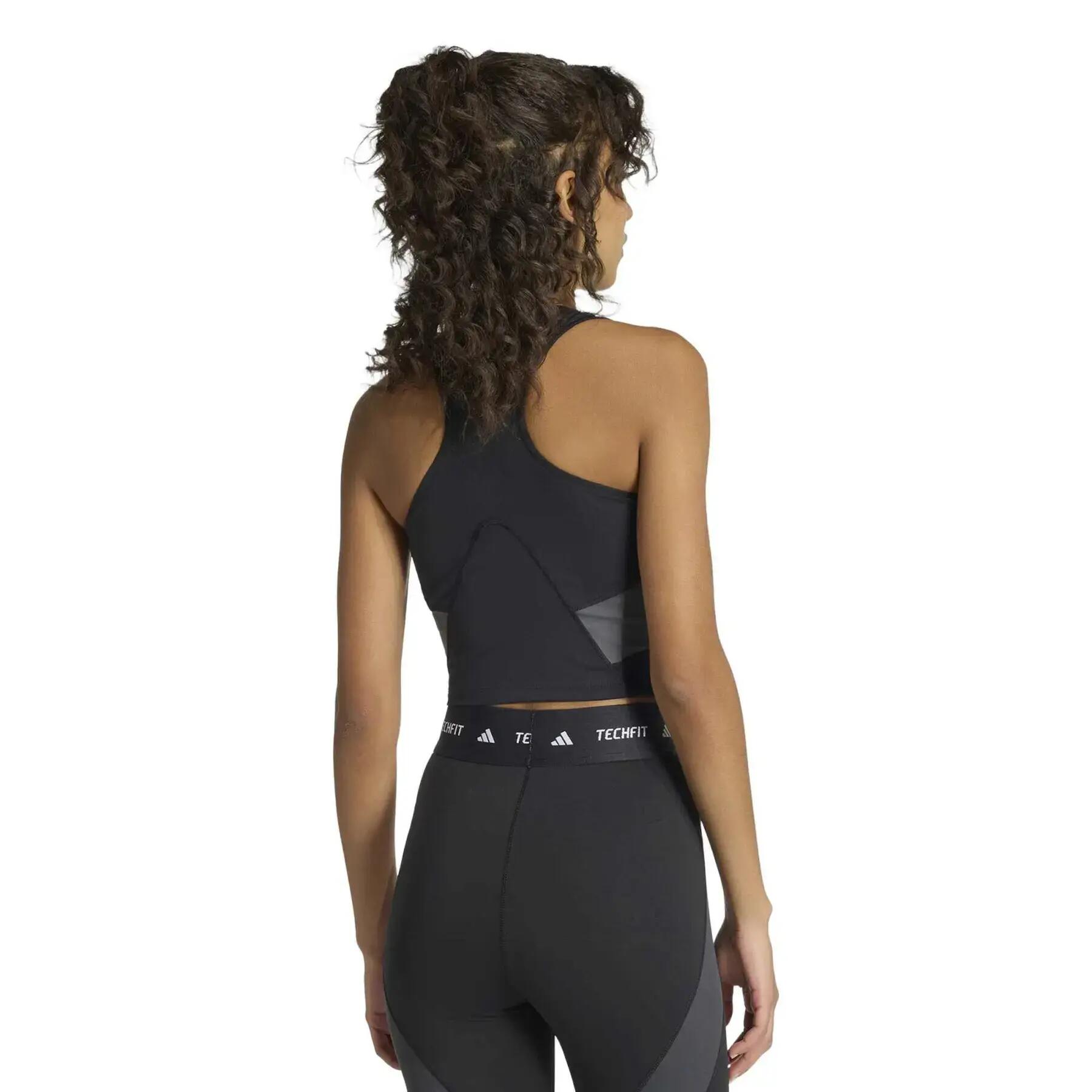 Canottiera da donna adidas Techfit Workout Color Block 4/6