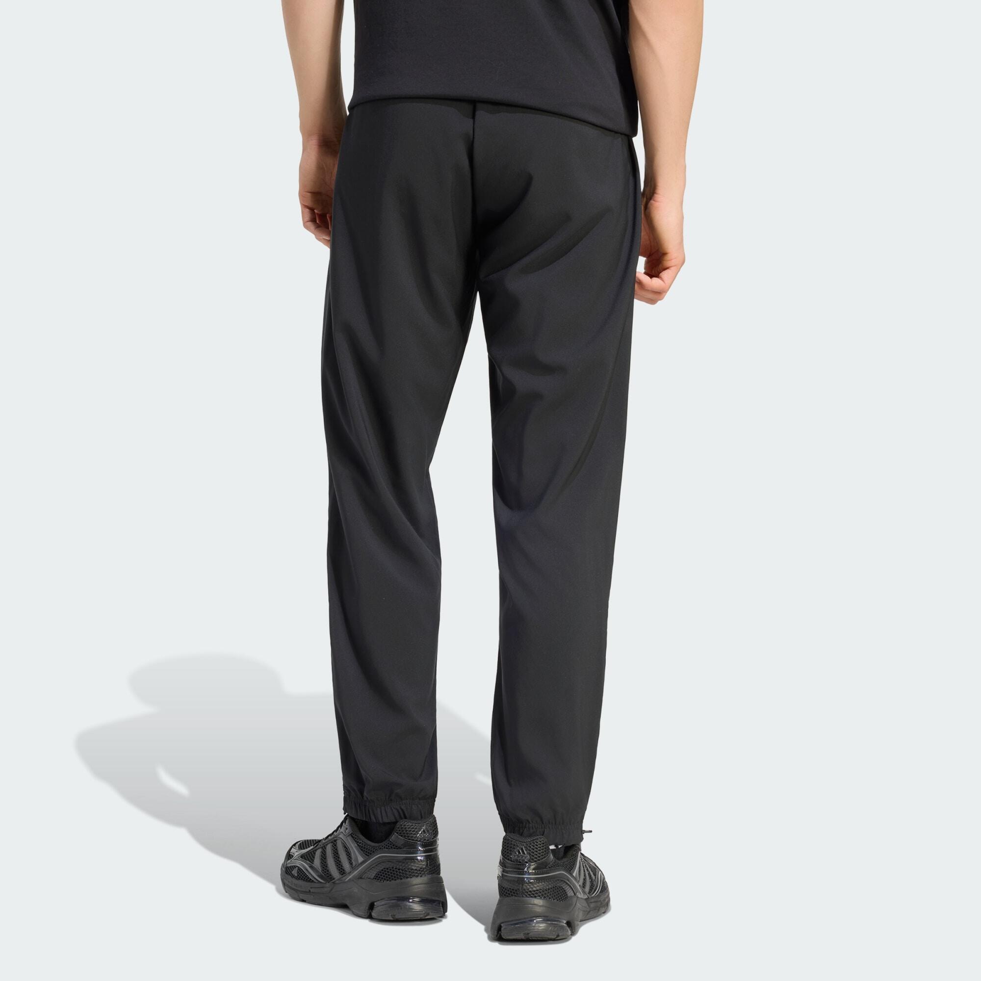 Pantalon bord-côte fuselé tissé petit logo Essentials Stanford Lite 3/5