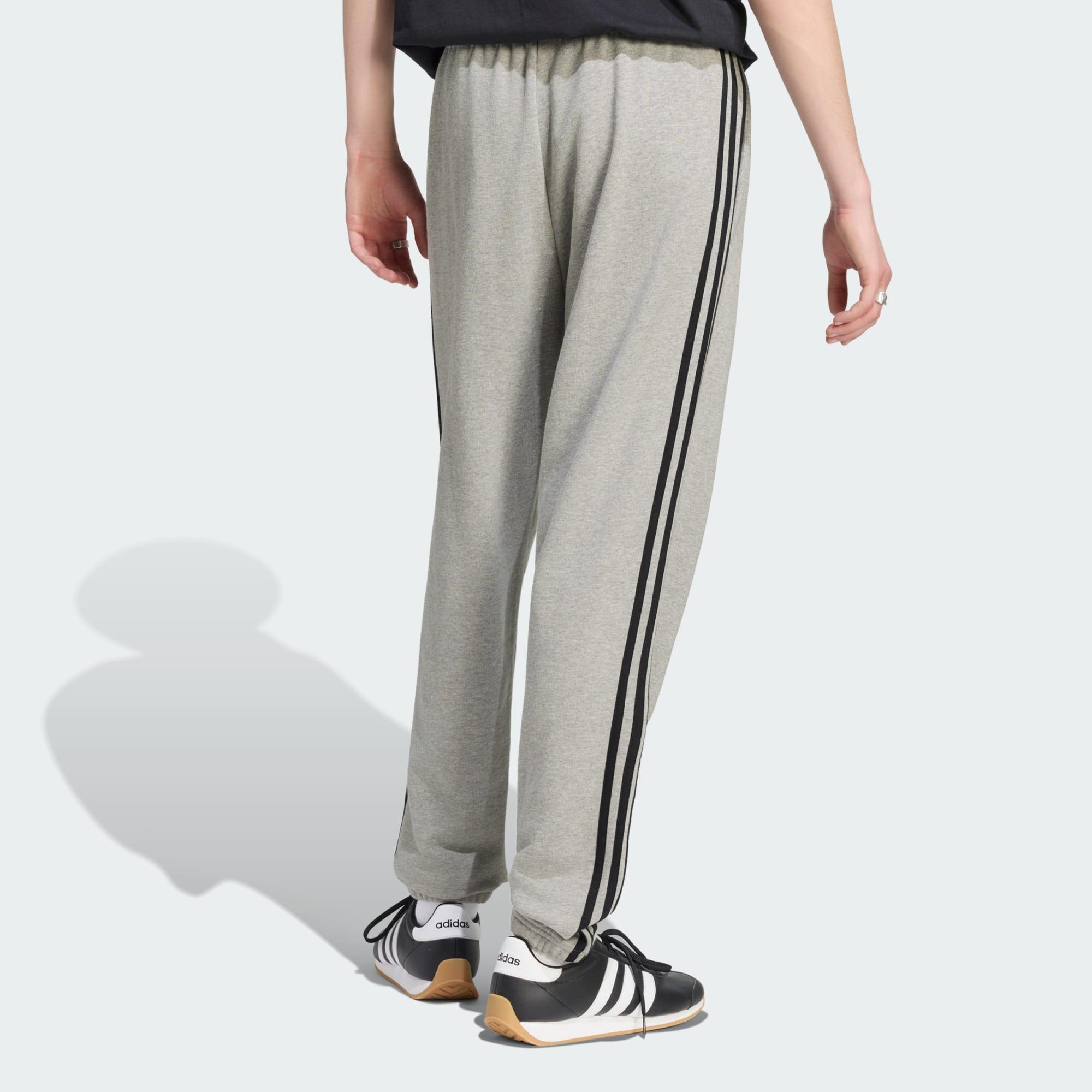 Pantalon fuselé à revers French terry 3 bandes Essentials 3/5