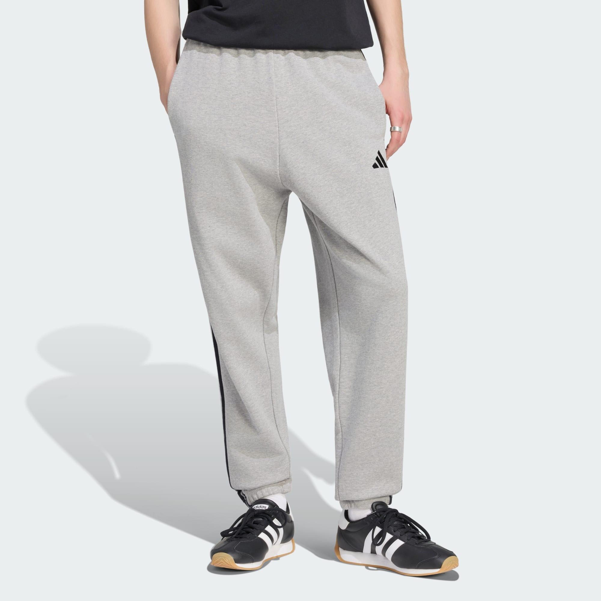 Pantalon fuselé à revers French terry 3 bandes Essentials 2/5