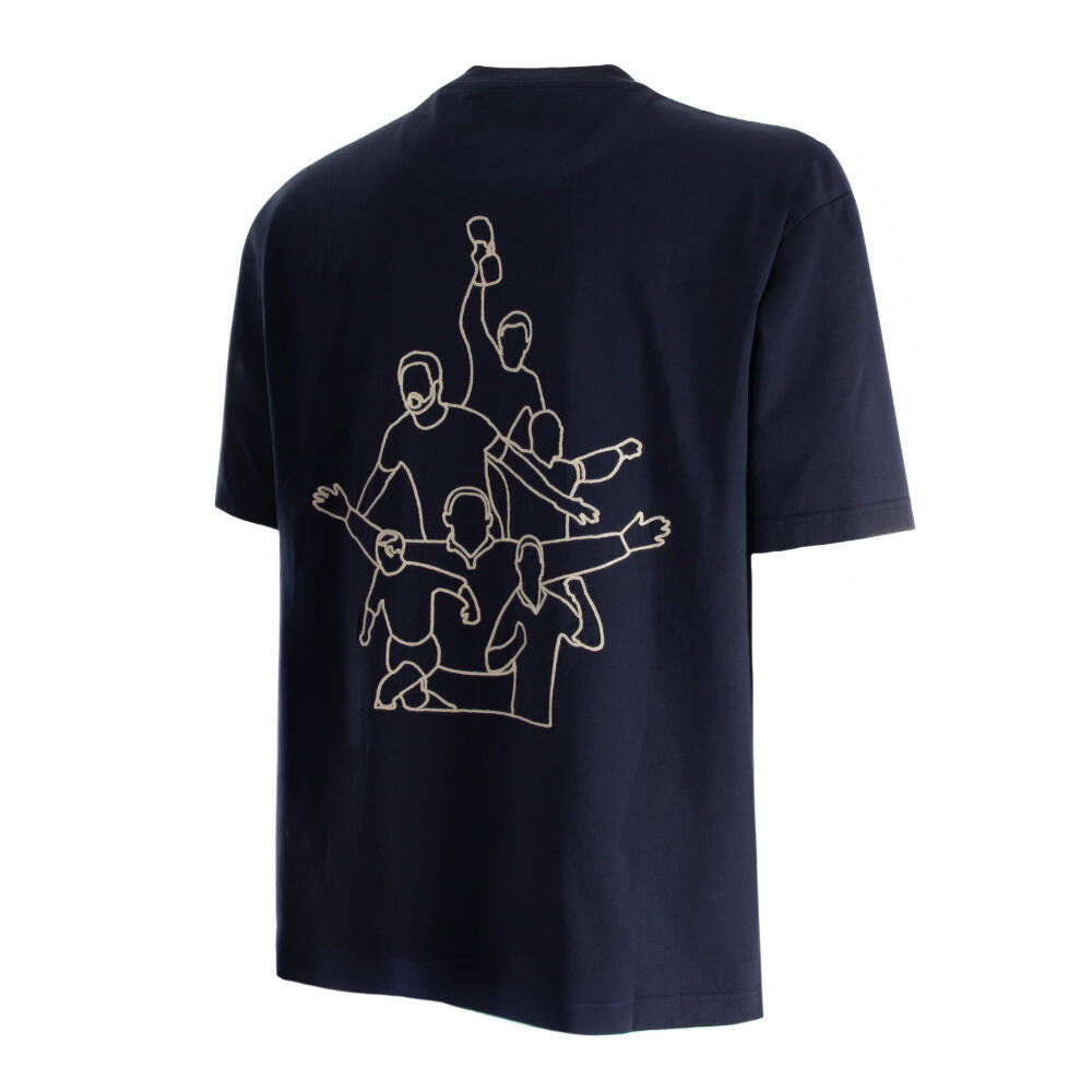 Engeland Legends - Geborduurd T-shirt - Blauw – COPA Football 3/7
