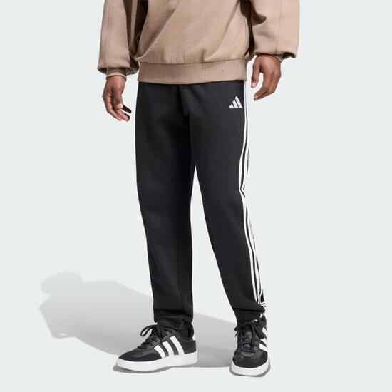 Pantalon fuselé à revers French terry 3 bandes Essentials