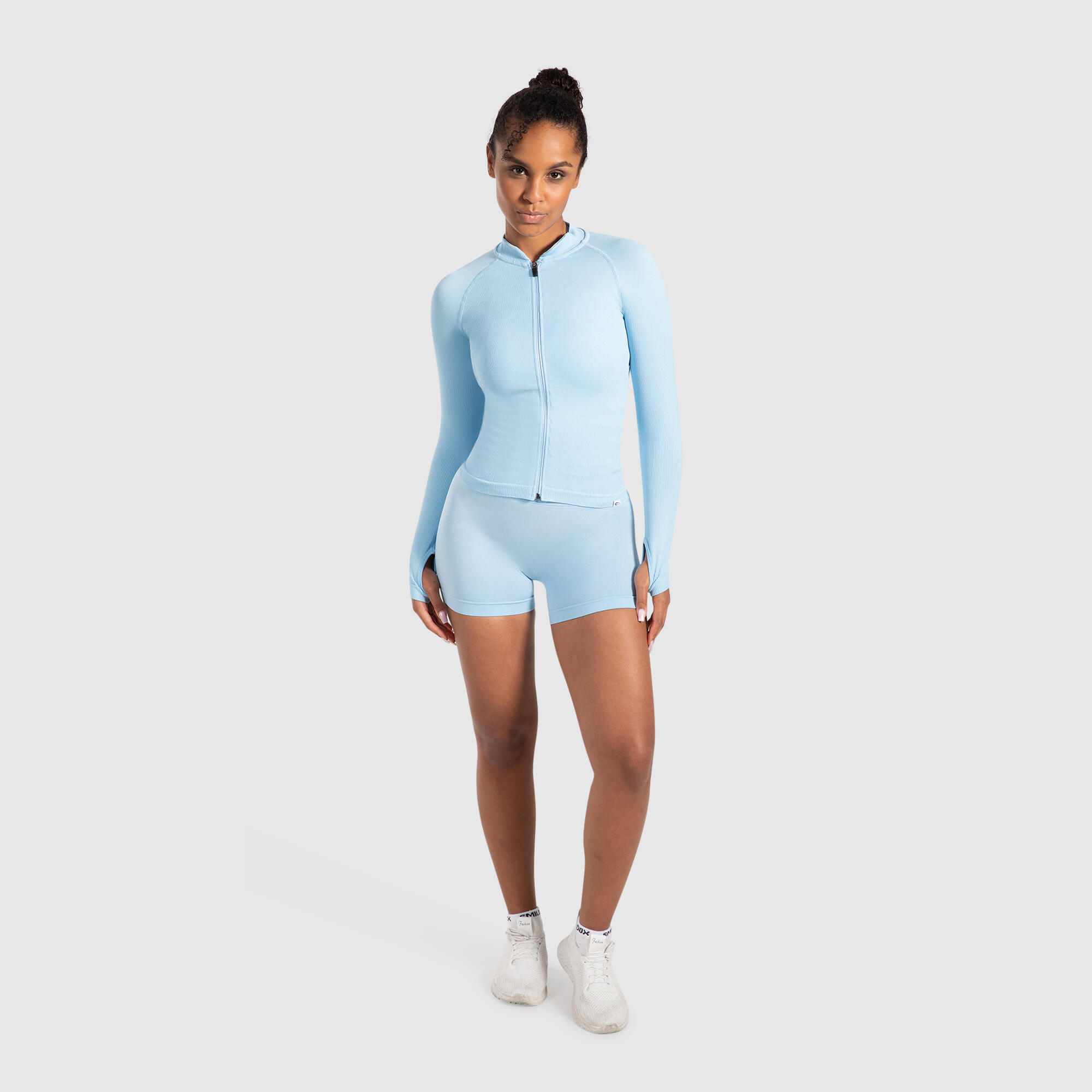 Damen Trainingsjacke Revia Hellblau 3/5