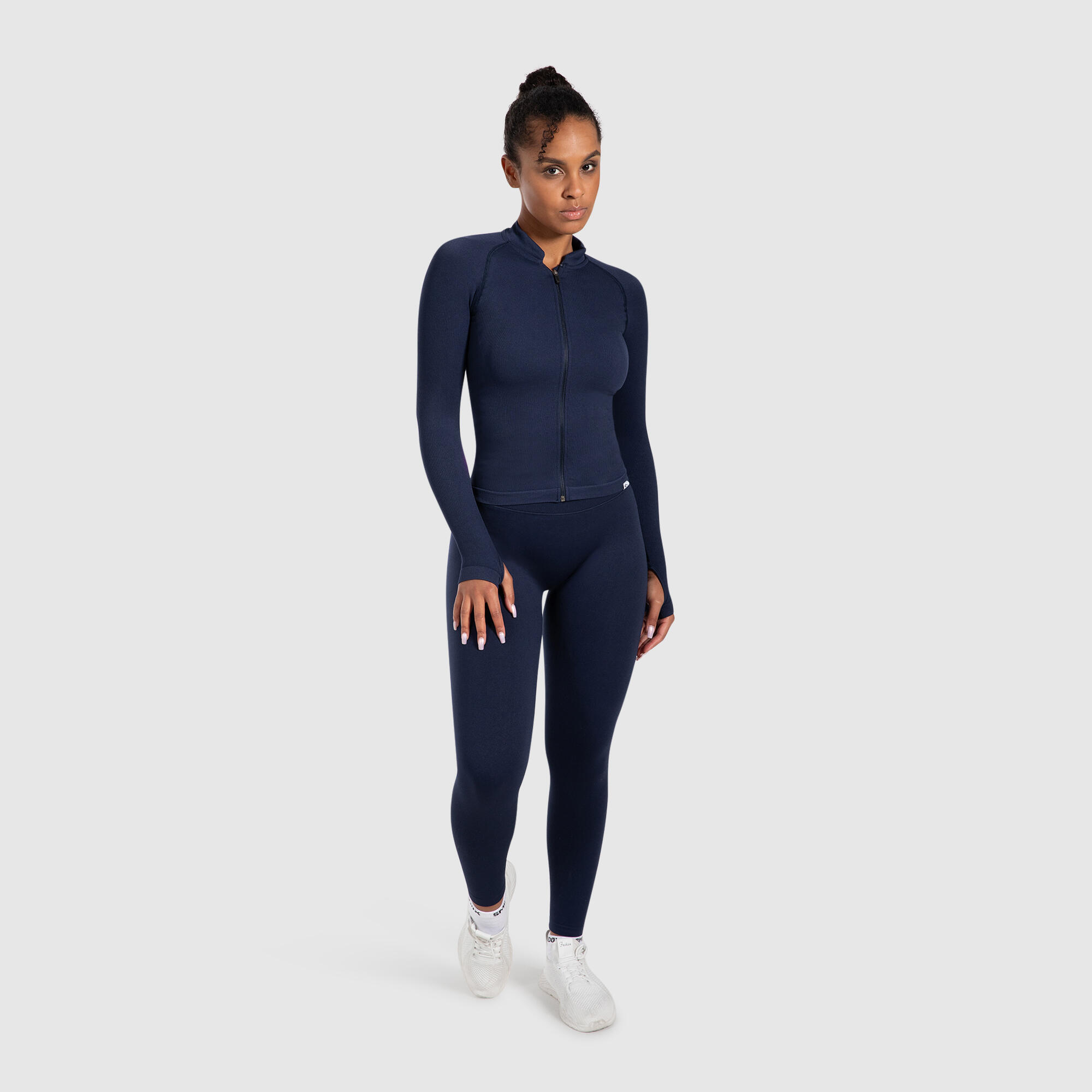 Damen Trainingsjacke Revia Marineblau 3/5