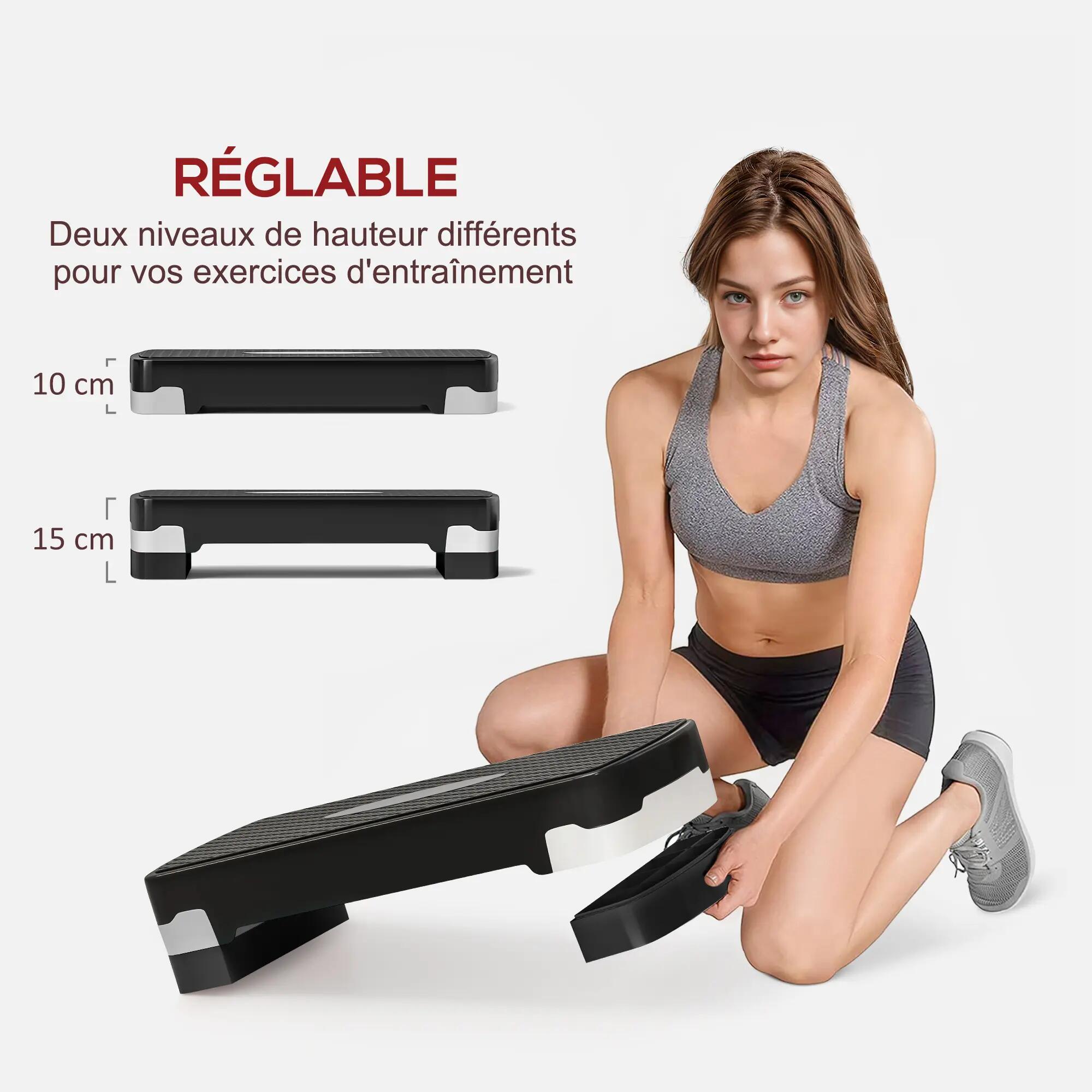 Stepper fitness aerobic hauteur réglable 5/5