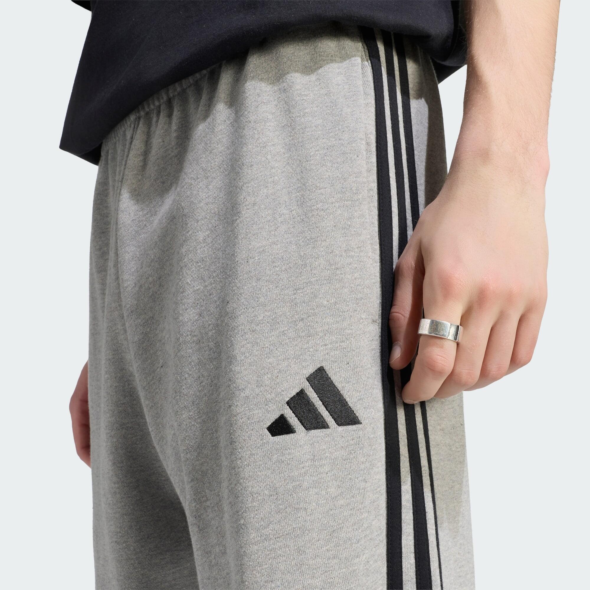 Pantalon fuselé à revers French terry 3 bandes Essentials 4/5