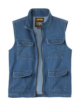 Gilet Sans Manches en Jean