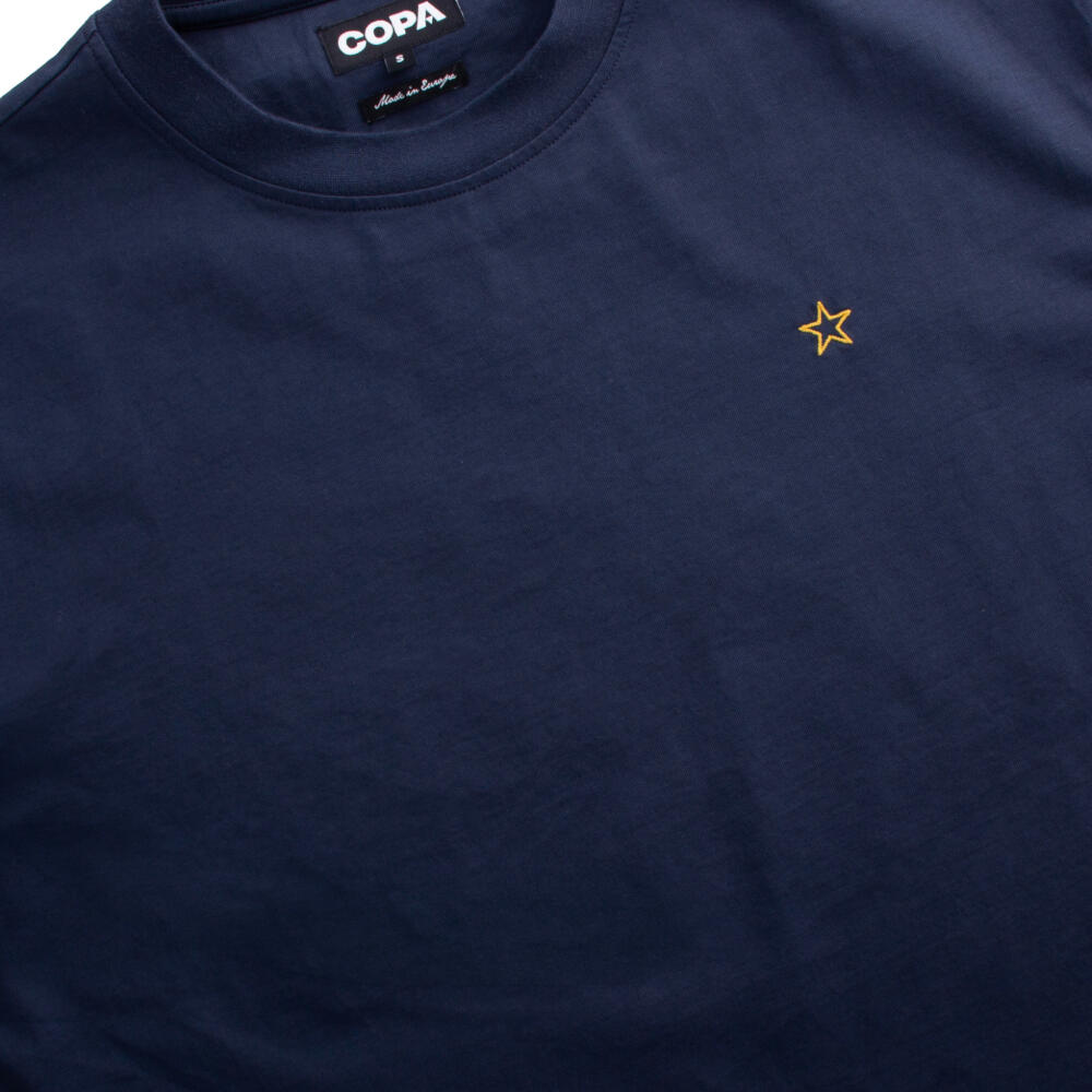 Engeland Legends - Geborduurd T-shirt - Blauw – COPA Football 4/7