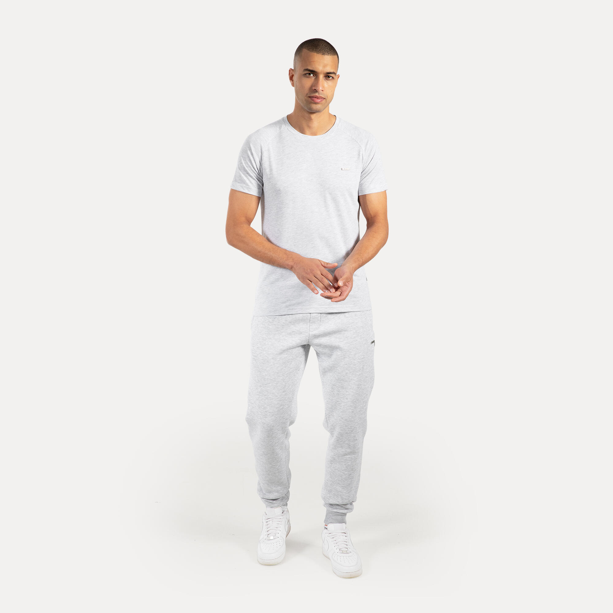 Herren Jogginghose Thilo Grau Melange 3/5