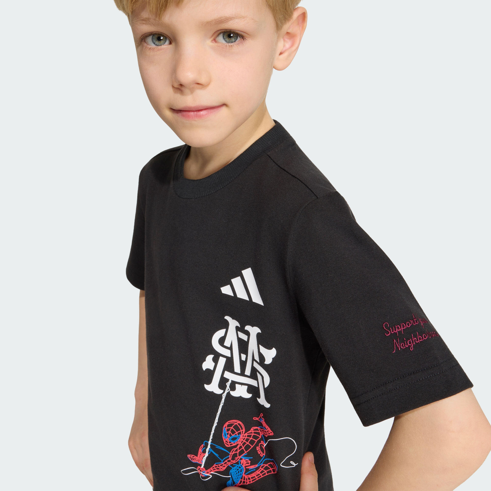CONJUNTO DE T-SHIRT ADIDAS MARVEL SPIDER-MAN 4/5