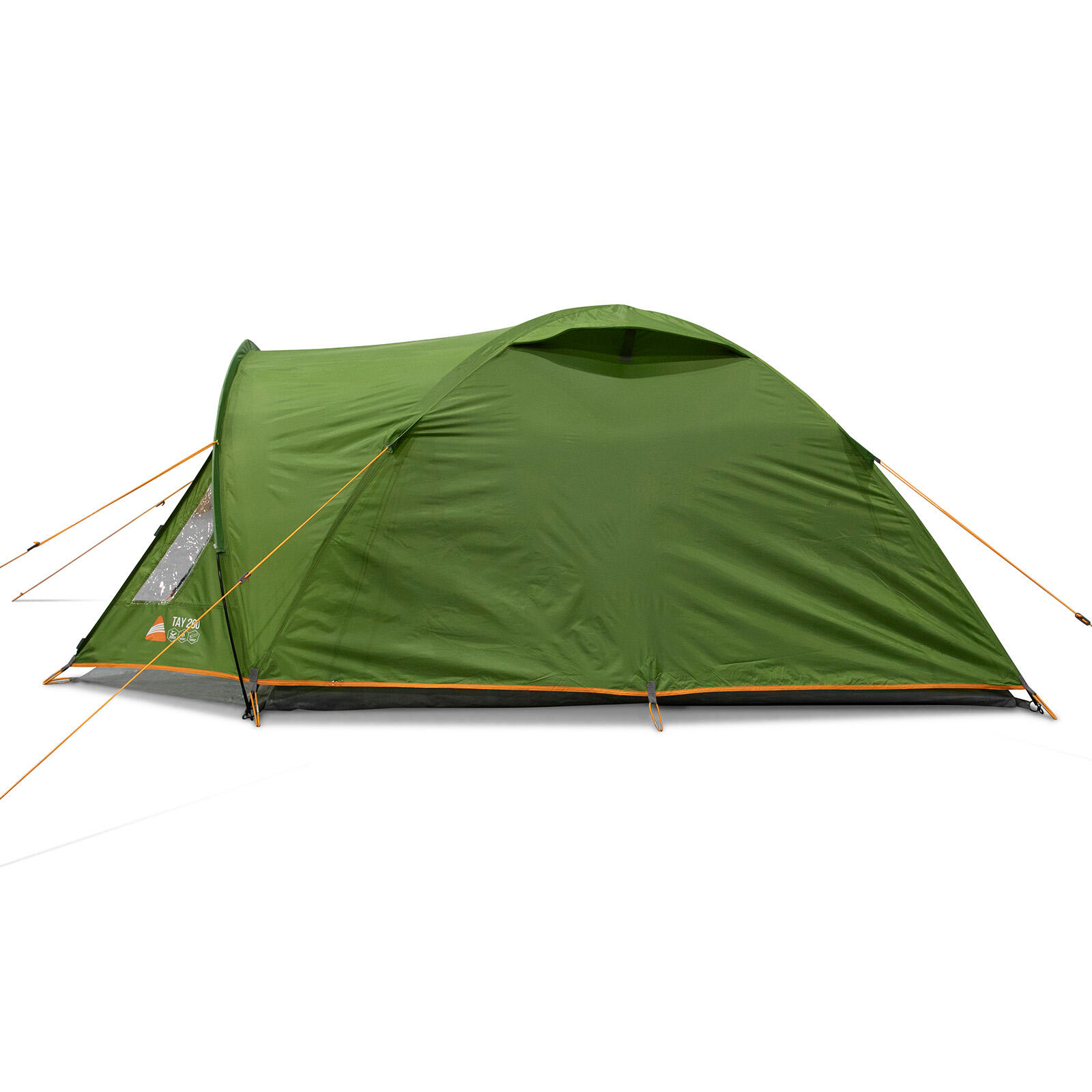 Tienda de campaña tipo domo Tay 200 camping 2 personas bicicleta vestíbulo 3 kg 5/7
