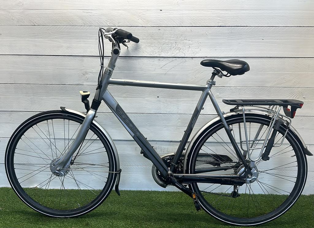 Gazelle stadsfiets 28" metal/grijs - tweedehands, serviced 3/3
