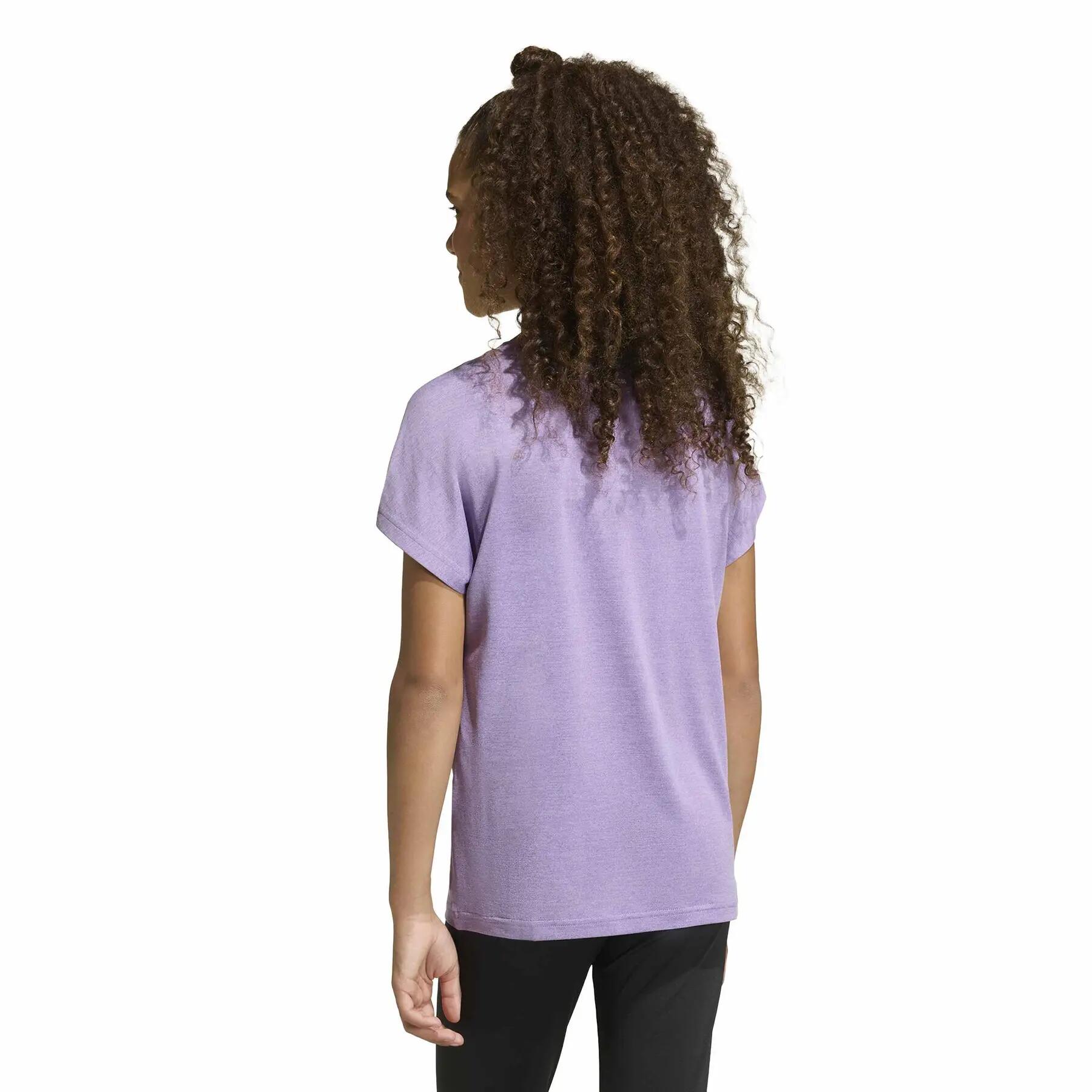 Camiseta de cuello en V para niña adidas Goto PZ 3/5