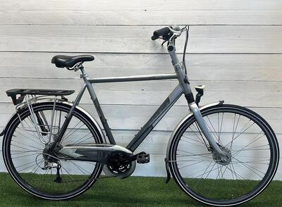 Gazelle stadsfiets 28" metal/grijs - tweedehands, serviced