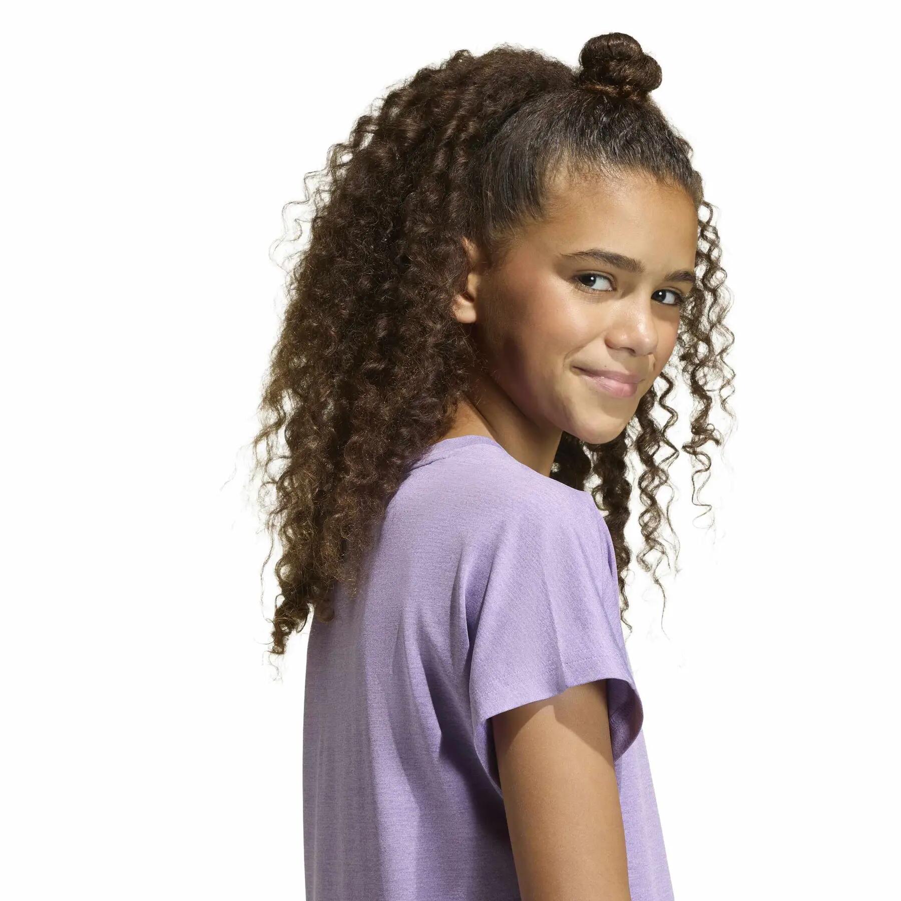 Camiseta de cuello en V para niña adidas Goto PZ 5/5