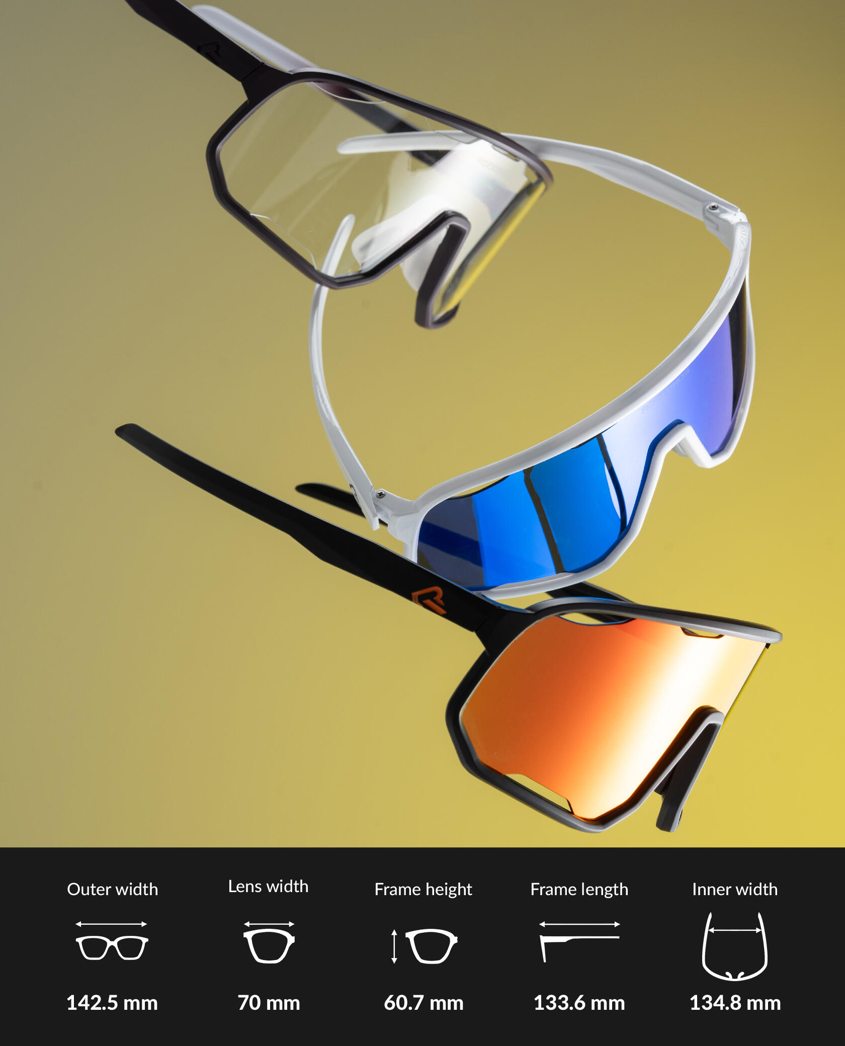 ROCKBROS Fahrradbrille Photochrom Sonnenbrille 6/6